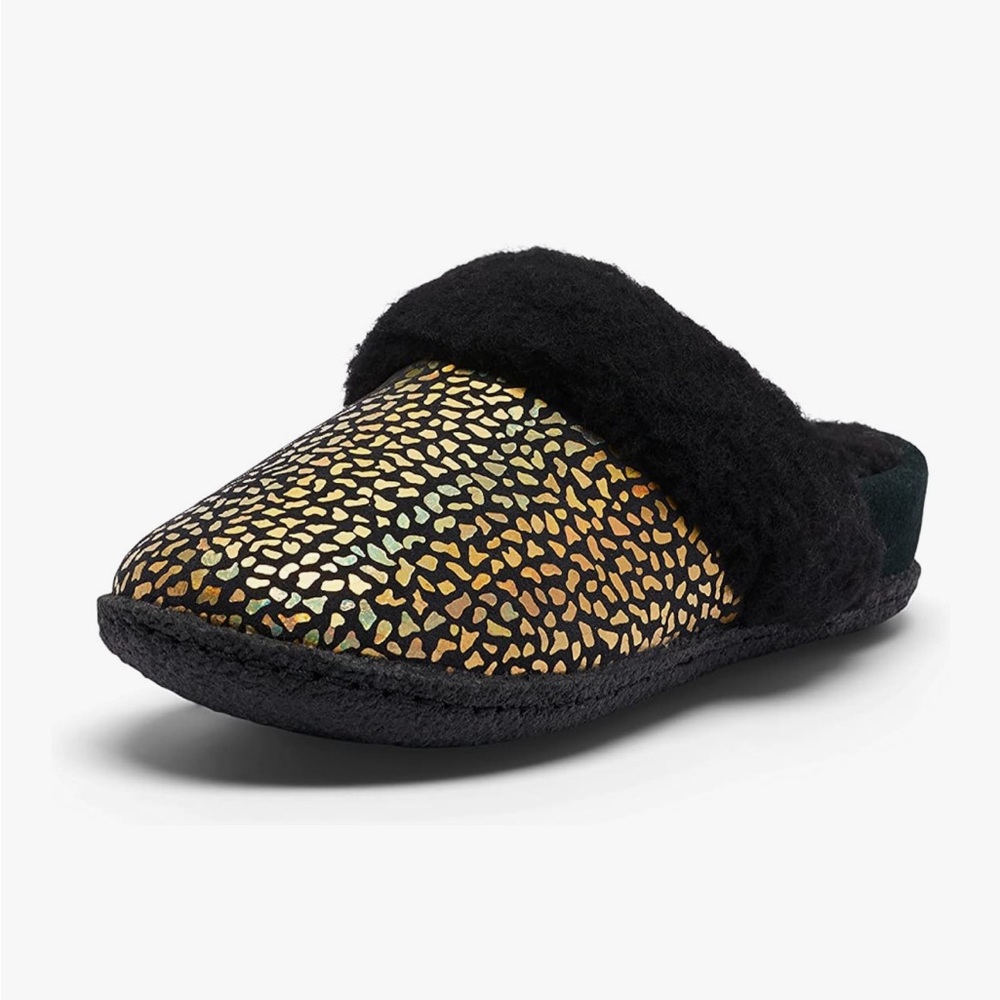 Sorel NAKISKA Slide II Youth Slipper Black Sea Salt Size 6Y/8W NEW in box